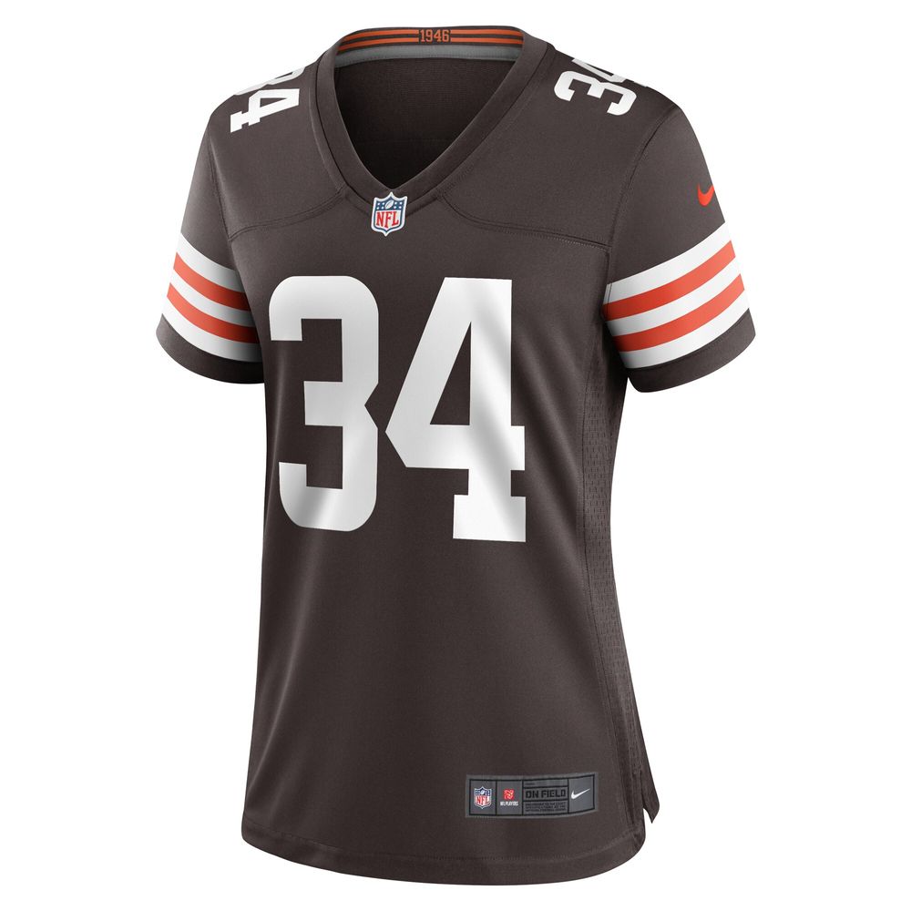 Women's Nike Jerome Ford Brown Cleveland Browns Game Player Jersey