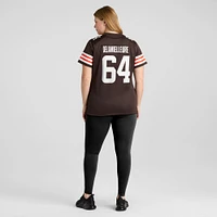 Maillot de joueur retraité Nike Joe DeLamielleure pour femme, Cleveland Browns, marron