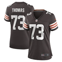 Maillot de joueur retraité des Cleveland Browns Nike Joe Thomas Brown pour femme