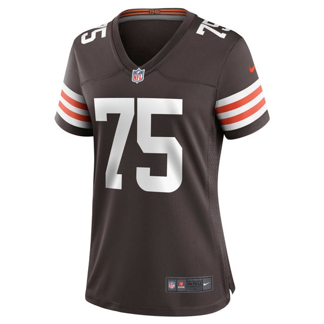 Maillot de match Nike Joel Bitonio Brown Cleveland Browns pour femme