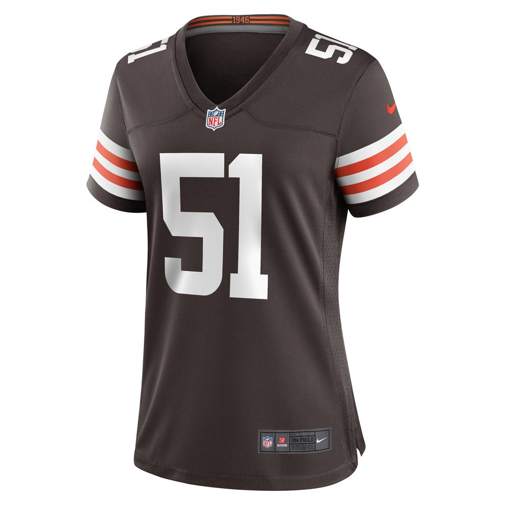 Women's Nike Jordan Kunaszyk Brown Cleveland Browns Game Player Jersey