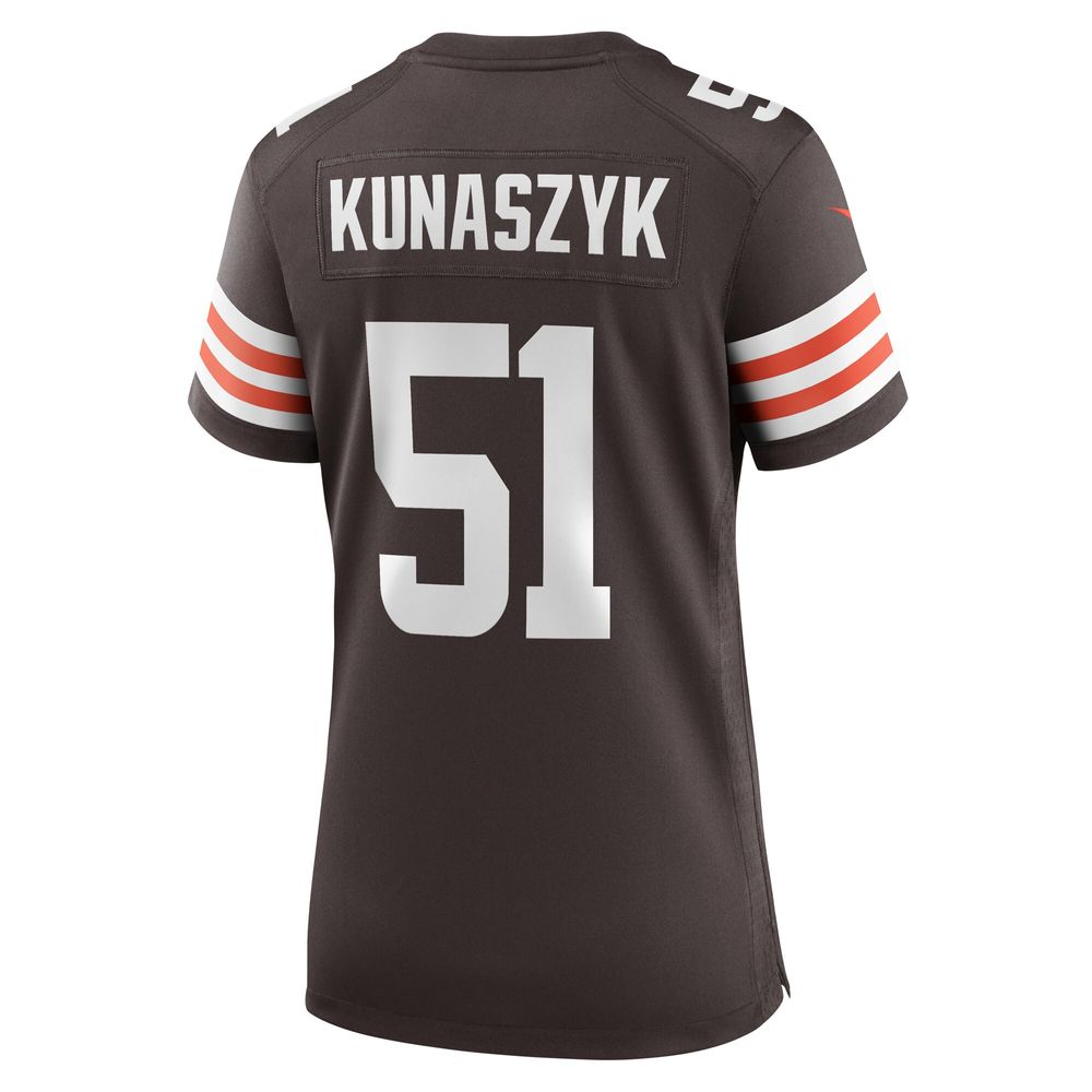 Women's Nike Jordan Kunaszyk Brown Cleveland Browns Game Player Jersey