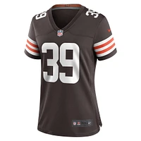 Maillot de match Nike Kenyan Drake marron des Cleveland Browns pour femme