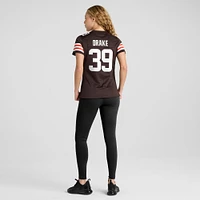 Maillot de match Nike Kenyan Drake marron des Cleveland Browns pour femme