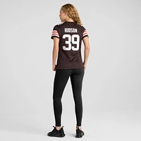 Maillot de match Nike Khaleke Hudson Brown pour femme des Cleveland Browns