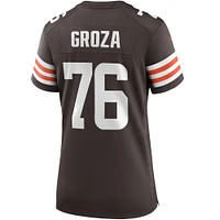 Women's Nike Lou Groza Brown Cleveland Browns Game Retired Player Jersey