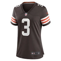 Maillot de match l'équipe Nike des Cleveland Browns pour femme