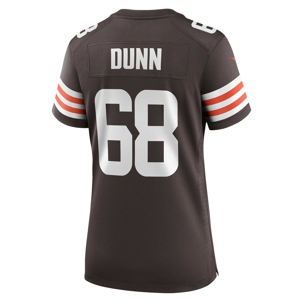 Women's Nike Michael Dunn Brown Cleveland Browns Game Jersey