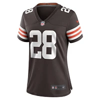 Women's Nike Mike Ford  Brown Cleveland Browns Team Game Jersey