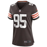 Women's Nike Myles Garrett Brown Cleveland Browns Player Game Jersey