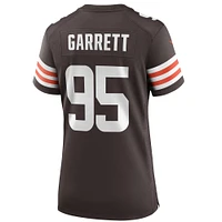 Maillot de match joueur Nike Myles Garrett marron Cleveland Browns pour femme