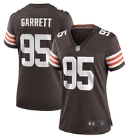 Maillot de match joueur Nike Myles Garrett marron Cleveland Browns pour femme