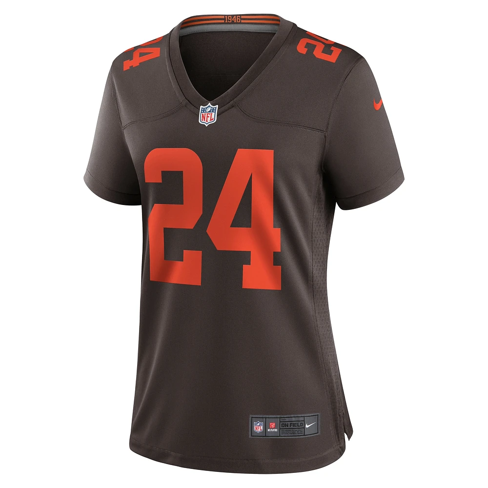 Women's Nike Nick Chubb Brown Cleveland Browns Alternate Game Jersey
