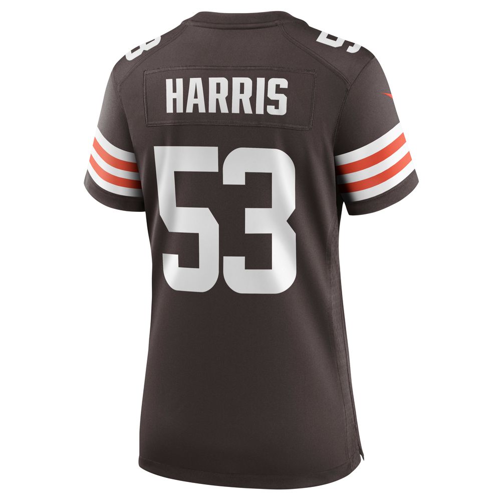 Women's Nike Nick Harris Brown Cleveland Browns Game Jersey