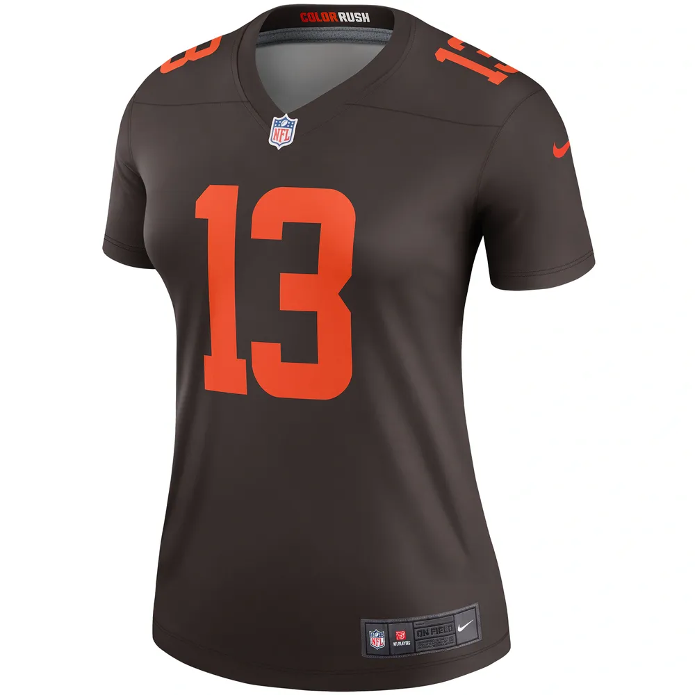 Women's Nike Odell Beckham Jr. Brown Cleveland Browns Alternate Legend  Jersey