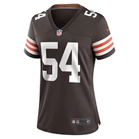 Maillot de joueur match Nike Ogbonnia Okoronkwo pour femmes, marron, Cleveland Browns