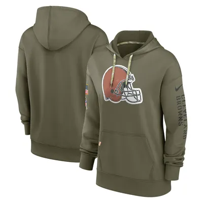 Women's Nike Olive Dallas Cowboys 2022 Salute To Service Performance  Pullover Hoodie