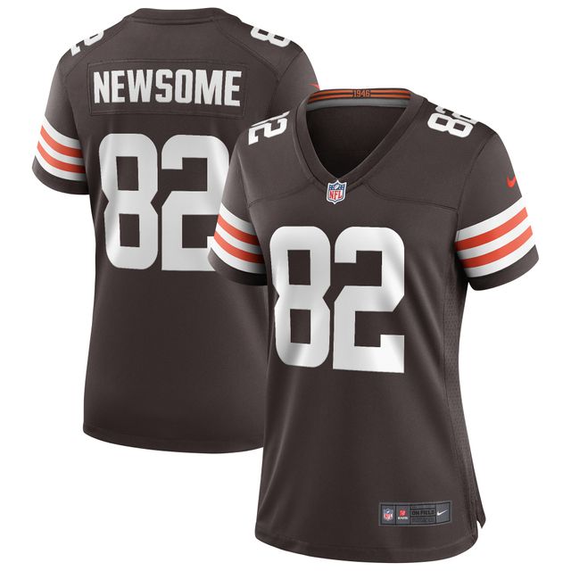 Maillot de joueur retraité Nike Ozzie Newsome marron des Cleveland Browns pour femme