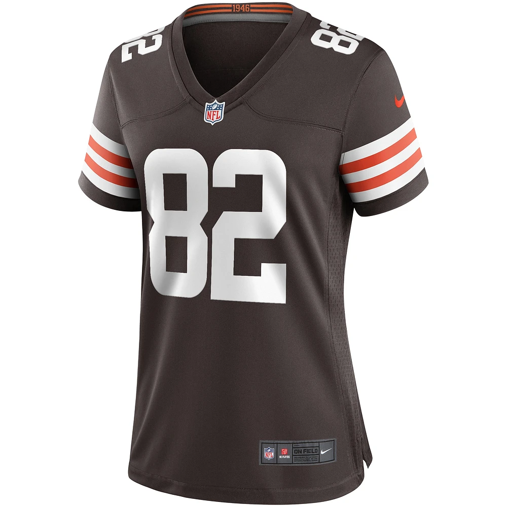 Women's Nike Ozzie Newsome Brown Cleveland Browns Game Retired Player Jersey