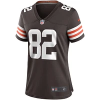 Women's Nike Ozzie Newsome Brown Cleveland Browns Game Retired Player Jersey