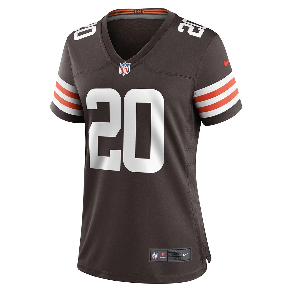 Women's Nike Pierre Strong Jr.  Brown Cleveland Browns Team Game Jersey