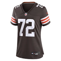 Maillot de match Nike Quinton Jefferson Brown des Cleveland Browns pour femme