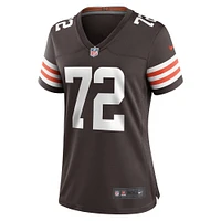 FTF BROWNS MARRON NIKE FEMME TEAM COULEUR JERSEY JERLADGME