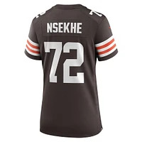 FTF BROWNS MARRON NIKE FEMME TEAM COULEUR JERSEY JERLADGME