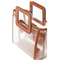 Women's STAUD  Cleveland Browns Clear Mini Shirley Bag