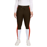 Leggings à blocs de couleurs marron/orange Cleveland Browns WEAR by Erin Andrews pour femme