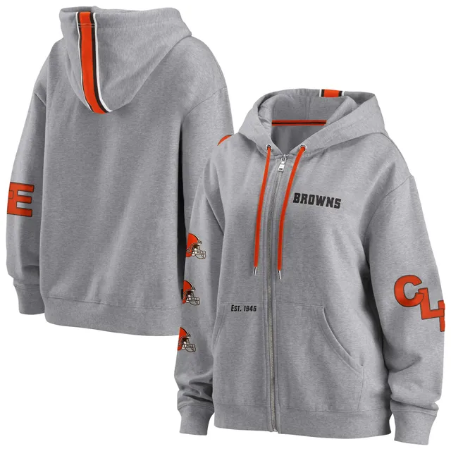 Lids Cleveland Browns WEAR by Erin Andrews Women's Full-Zip Hoodie