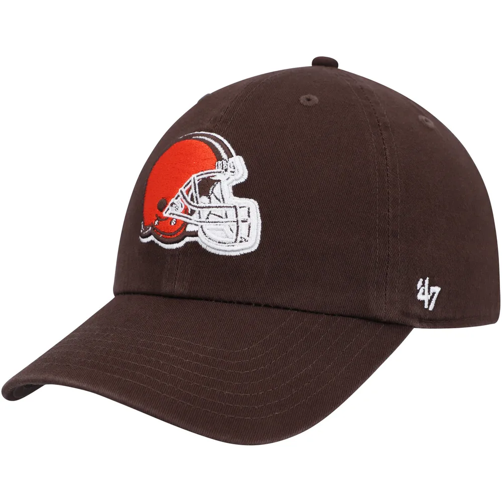 Cleveland Browns '47 Brand hat cap Clean Up Adustable NFL orange non  structured