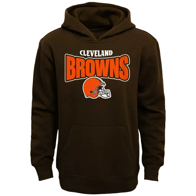 Cleveland Browns Fanatics Branded Extra Innings Pullover Hoodie - Brown