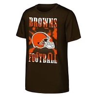 T-shirt marron pour jeunes Cleveland Browns Garage Hero