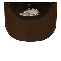 Youth New Era Brown Cleveland Browns 2022 Sideline - 9TWENTY Adjustable Hat