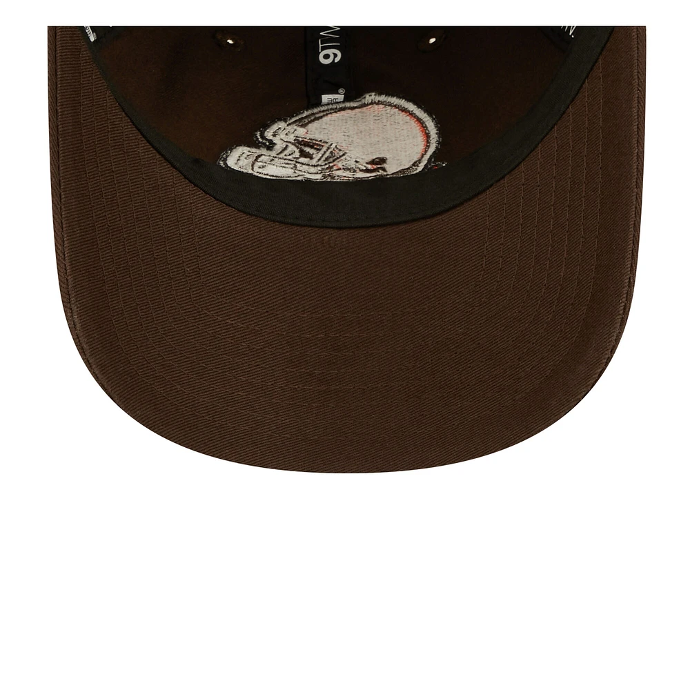 Casquette 9TWENTY ajustable Sideline des Cleveland Browns 2022 New Era pour jeune