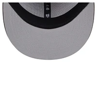 Youth New Era Brown Cleveland Browns  Main Trucker 9FIFTY Snapback Hat