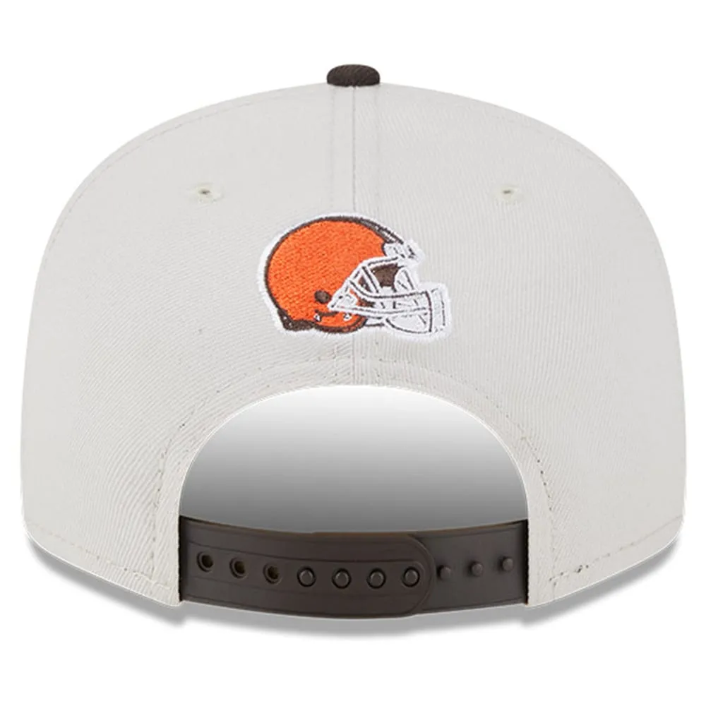 New Era Brown Cleveland Browns Basic 9FIFTY Adjustable Snapback Hat