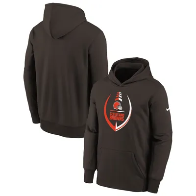 Youth Nike Midnight Green Philadelphia Eagles Icon Performance Pullover  Hoodie