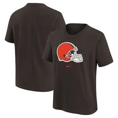 T-shirt Nike marron avec logo Cleveland Browns pour jeunes