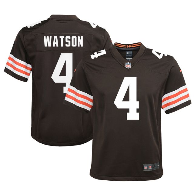 Maillot de match Nike Deshaun Watson pour jeunes des Cleveland Browns, marron