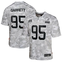 Youth Nike Myles Garrett Arctic Camo Cleveland Browns 2024 Salute to Service Game Jersey