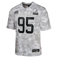 Youth Nike Myles Garrett Arctic Camo Cleveland Browns 2024 Salute to Service Game Jersey