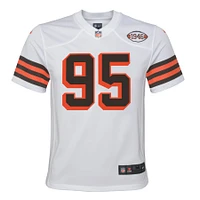 Youth Nike Myles Garrett White Cleveland Browns Alternate Game Jersey