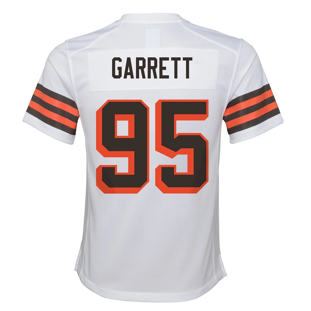 Youth Nike Myles Garrett White Cleveland Browns Alternate Game Jersey