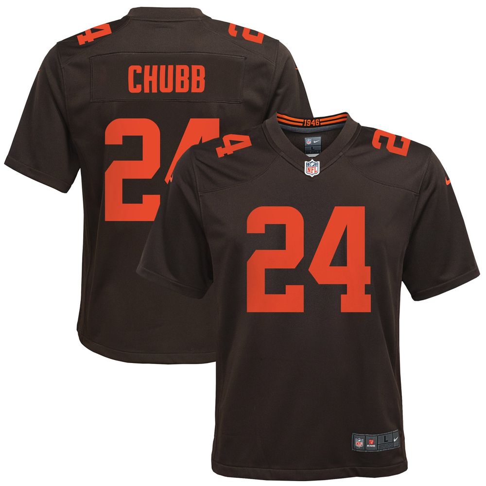 Lids Nick Chubb Cleveland Browns Nike Toddler Game Jersey - Brown