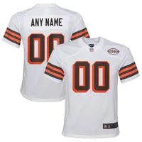 Men's Nike White Cleveland Browns Vapor Elite Custom Jersey