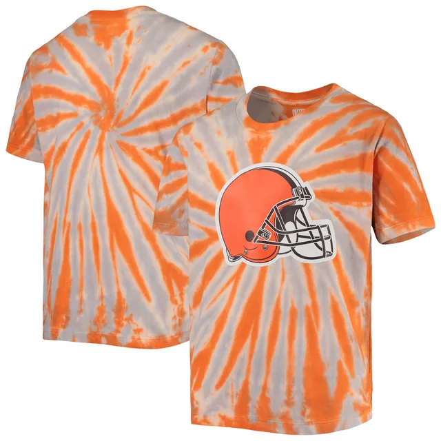 Lids Cleveland Browns Youth Team Tie-Dye T-Shirt - Orange