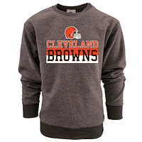 Sweat-shirt en polaire réversible pour jeunes Wes & Willy Brown des Cleveland Browns