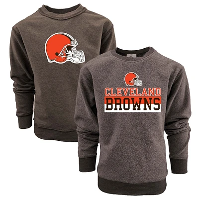 Sweat-shirt en polaire réversible pour jeunes Wes & Willy Brown des Cleveland Browns